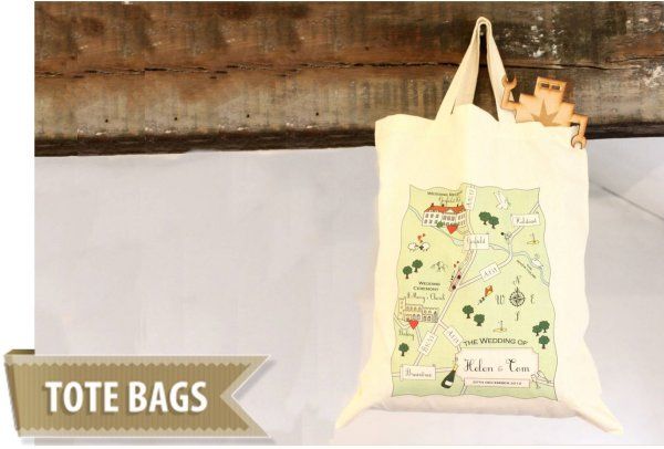 Cute Maps - Tote Bags from £11